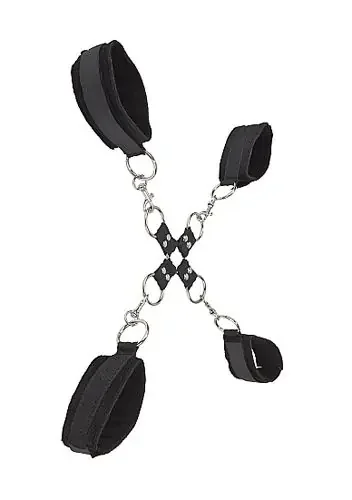 Velcro Hand and Leg Cuffs – Black