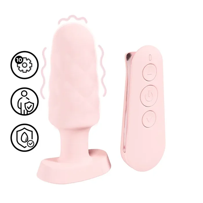 Velvet – Ferngesteuerter Vibrationsplug – Pink