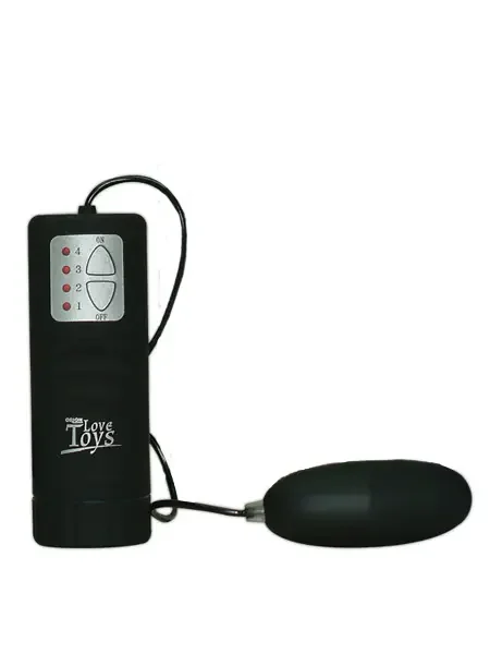 Velvet Black Bullet Vibro Ei, schwarz