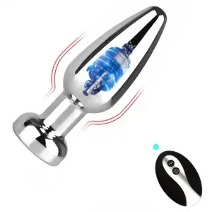 Vibe Wire Metal Vibrating Plug 10 x 3,7 cm