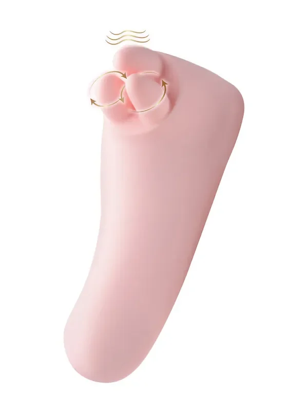 Vibrassage Fondle Klitoris-Vibrator, pink