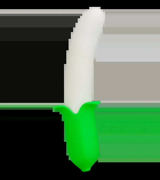 Vibrator aus Silikon Banana