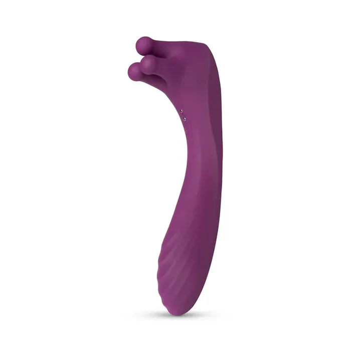 Vibrator mit rotierenden Perlen – Lila
