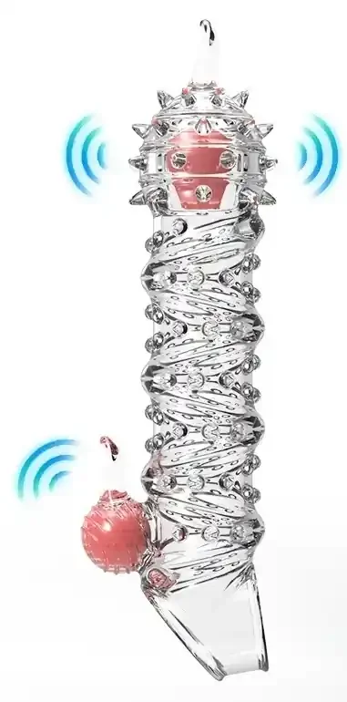 Vibrierende Penismanschette Tortyvizz 12 x 4 cm Transparent