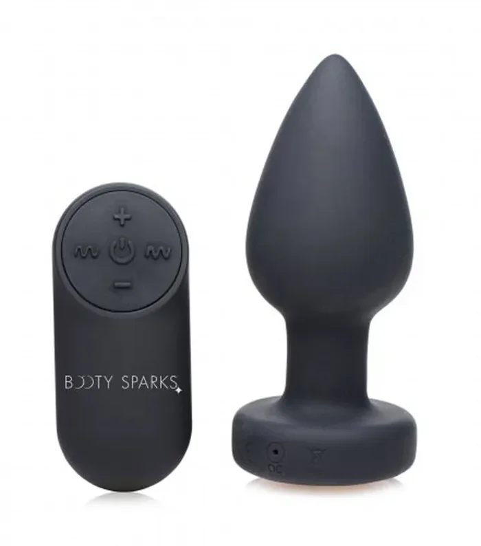 Vibrierender Butt Plug mit LED-Beleuchtung – Mittel