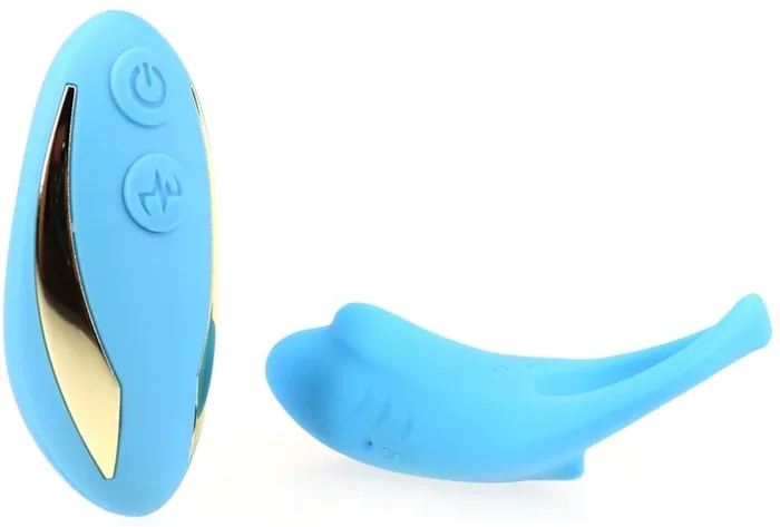 Vibrierender Cockring Shark 29mm Blau
