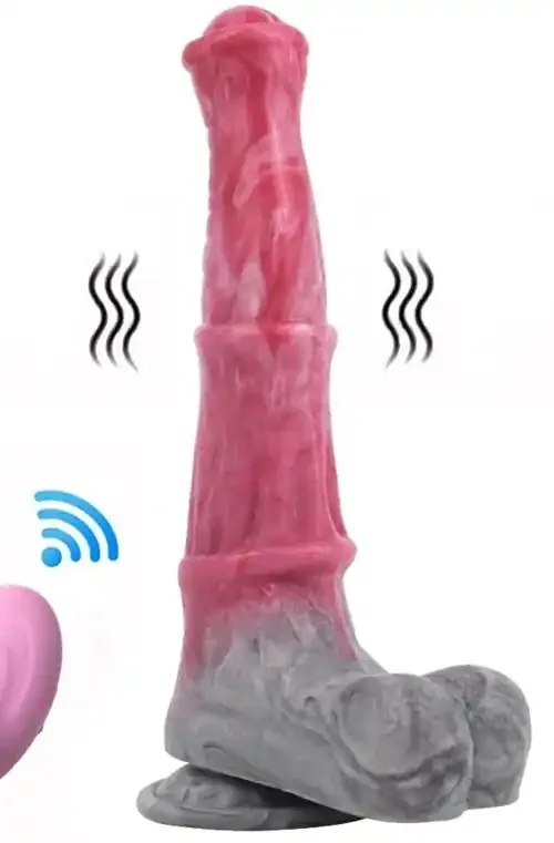 Vibrierender Monsterdildo Viby Elephy 19 x 5.3cm