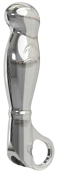 Vibrierender Prostataplug aus Metall Fortis Nexus 10 x 3.3cm