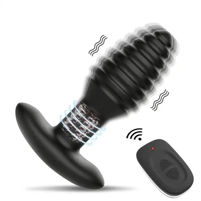 Vibrierender und rotierender Plug Rollvibe 10.5 x 3.9cm