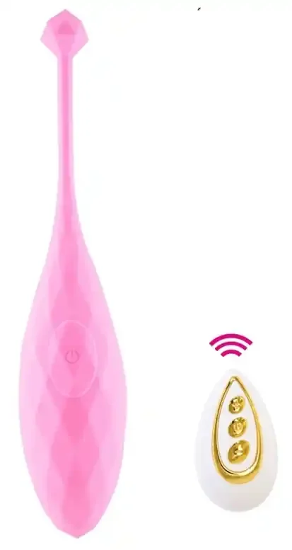 Vibrierendes Ei Diamond Sex 9 x 3.2cm Pink