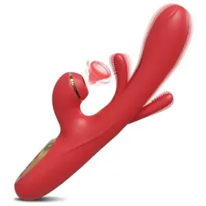Vibro Rabbit Clitsuck 24 x 3,6 cm Rot oder Lila