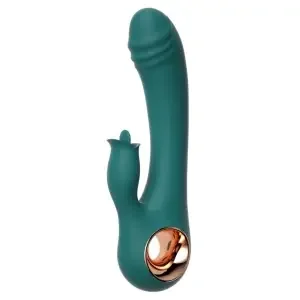 Vibro Rabbit WE LOVE 20 x 3,5 cm Pink oder Dunkelgrün