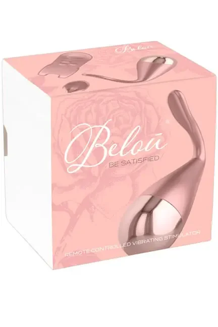 Vibroei mit Reizarm und Fernbedienung pink