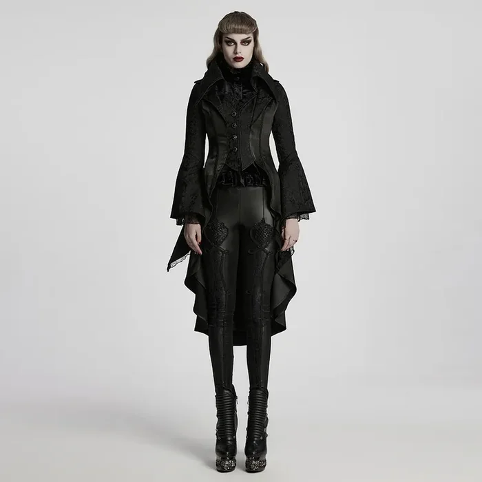 Victorian Gothic Flared Sleeve Jacke