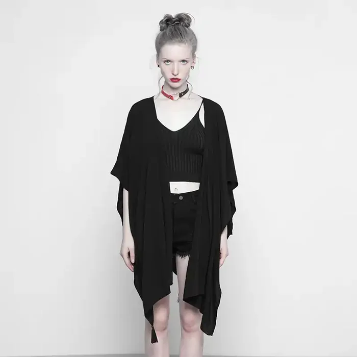 Vielseitiger Gothic-Schal mit mystischen Mondmotiven