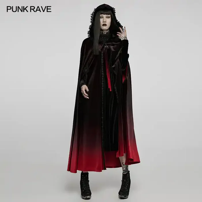 Viktorianischer Gothic-Samtumhang