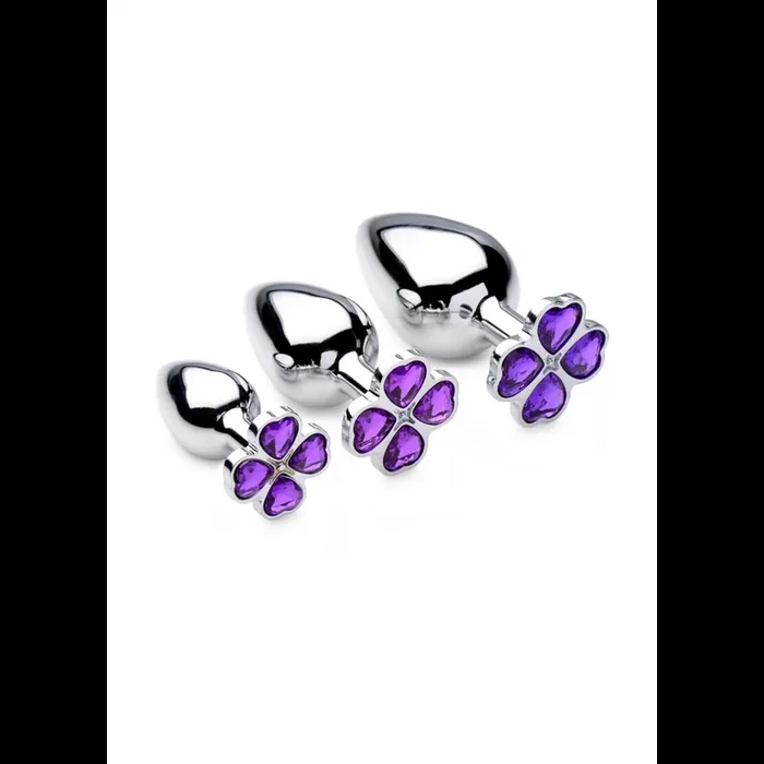 Violet Flower – Butt Plug Set – 3 Pieces