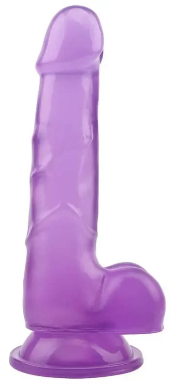 Violetter Hi-Rubber-Dildo 14 x 3,6 cm