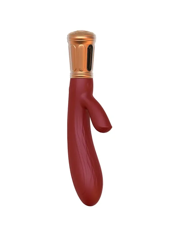 Viotec Mina Rabbit-Vibrator, gold/weinrot