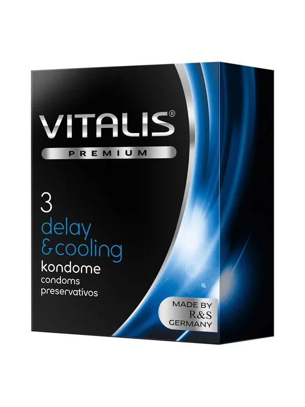 Vitalis Delay & Cooling: Kondome 3er Pack