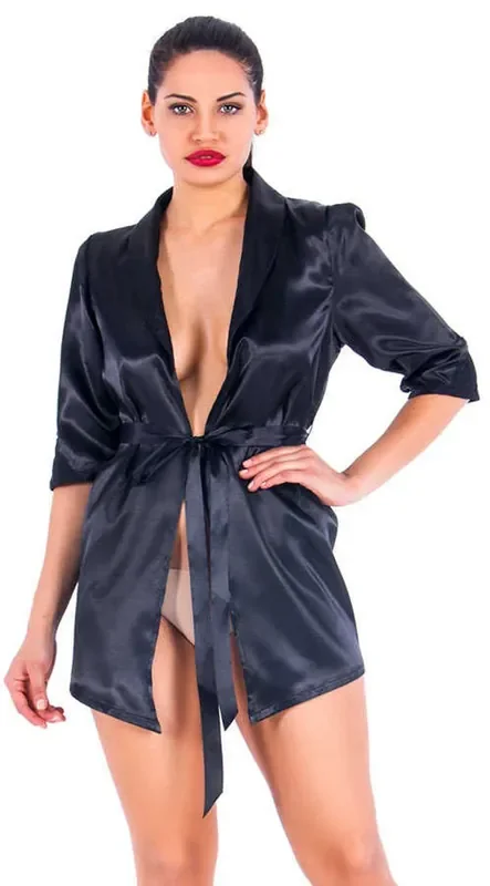 Vixson Kimono – schwarz