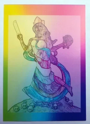 Voodoo Orisha Gebetskarte ‚Oya‘