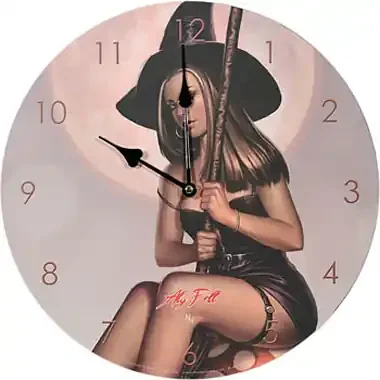 Wanduhr ‘Rowan the Witch next Door‘