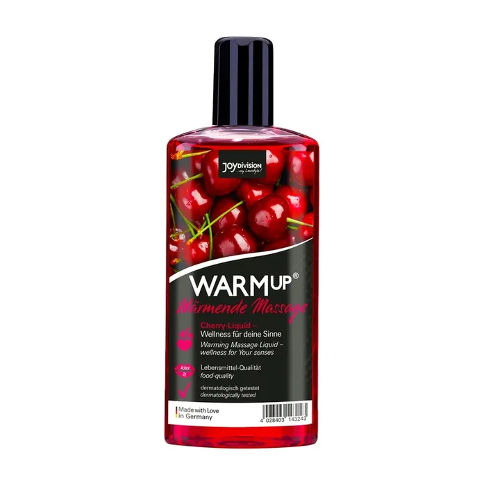 WARMup – Flavored Warming Lubricant – Cherry – 5 fl oz / 150 ml