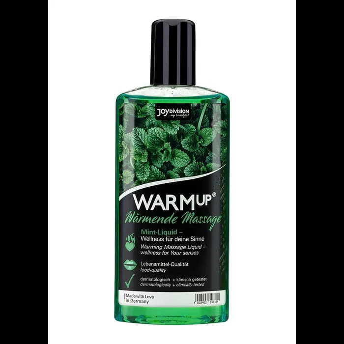 WARMup – Flavored Warming Lubricant – Mint – 5 fl oz / 150 ml