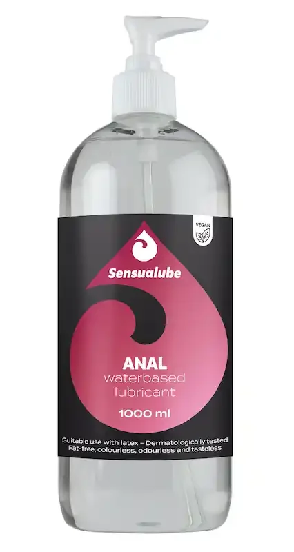 Wasserbasiertes Schmiermittel Sensualube Anal 1 Liter