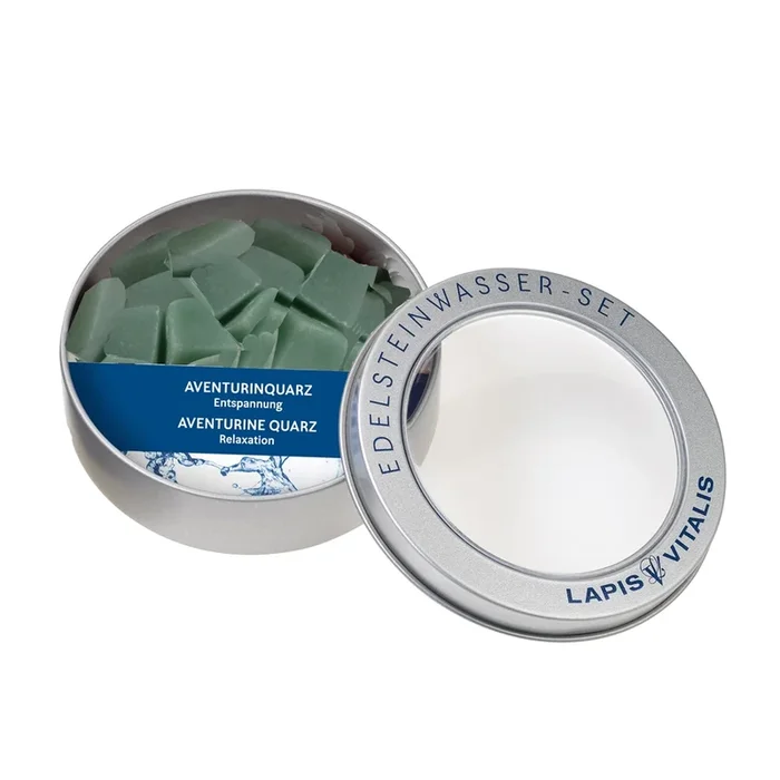 Wassersteine in Geschenkdose – Aventurin