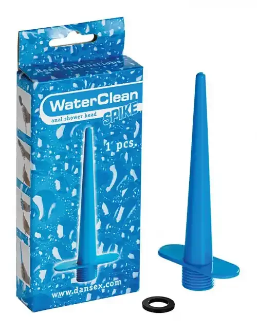 WaterClean Shower Head Spike blau