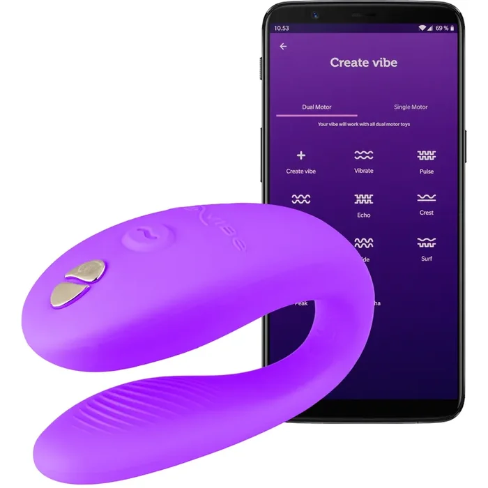 We-Vibe Sync Go App-gesteuerter Paar-Vibrator