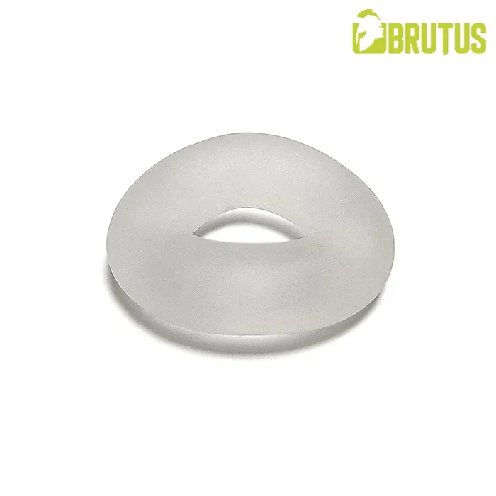 Weicher Silikonring mit ergonomischen Design – Gefrostet Transparent