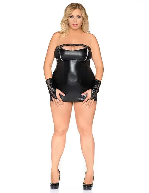 Wetlook Chemise Z/5013 schwarz