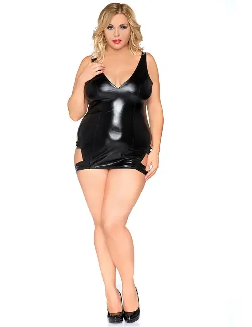 Wetlook Chemise Z/5016 schwarz