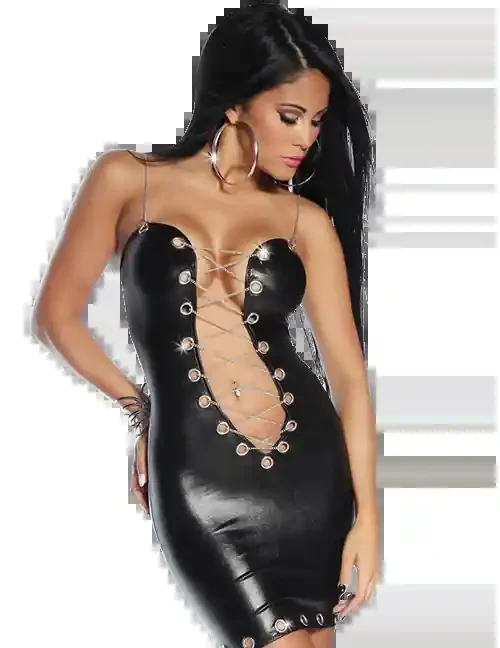Wetlook Kleid