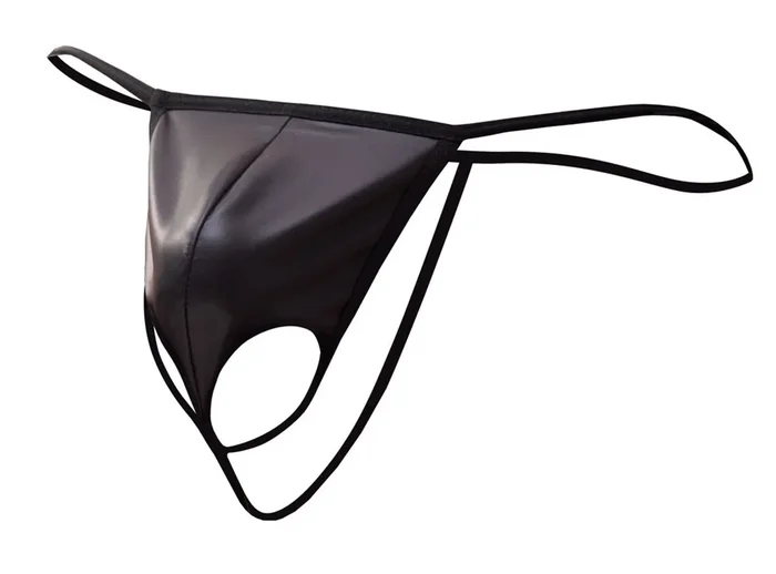 Wetlook Mini Stringtanga mit Öffnungen