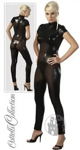 Wetlook Overall schwarz