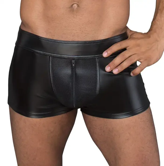 Wetlook Pants mit Reißverschluss