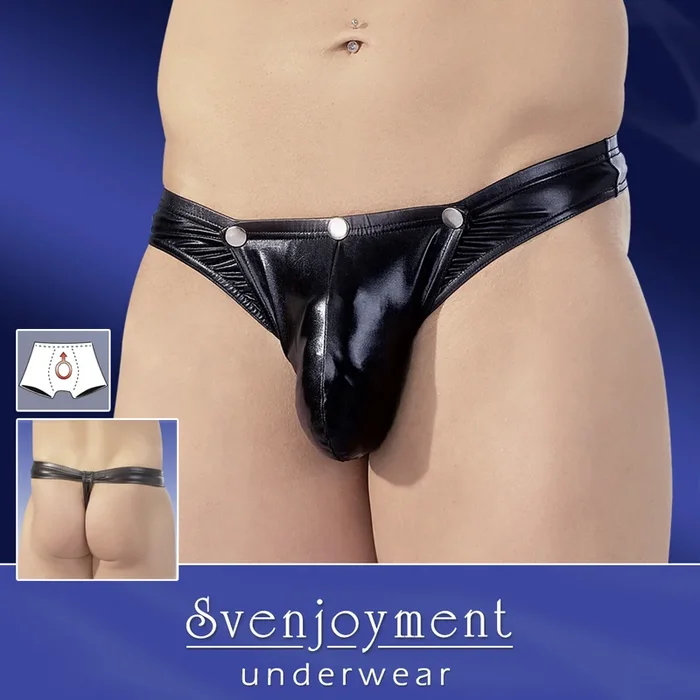 Wetlook-String für Männer