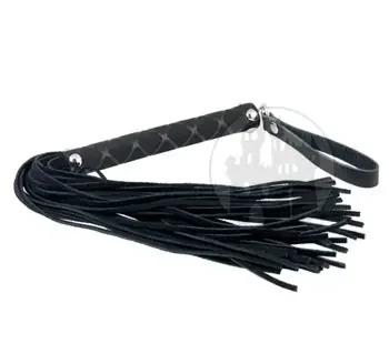 Wildlederpeitsche m. 30 Striemen