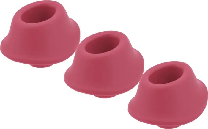 Womanizer Ersatzkappen für Duo – Größe M – Himbeere – 3-teilig