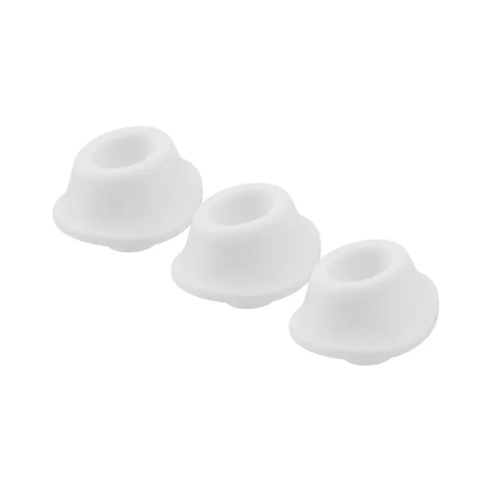 Womanizer Ersatzkappen für Premium/Starlet 2/Liberty – Größe M – Weiß – 3-teilig