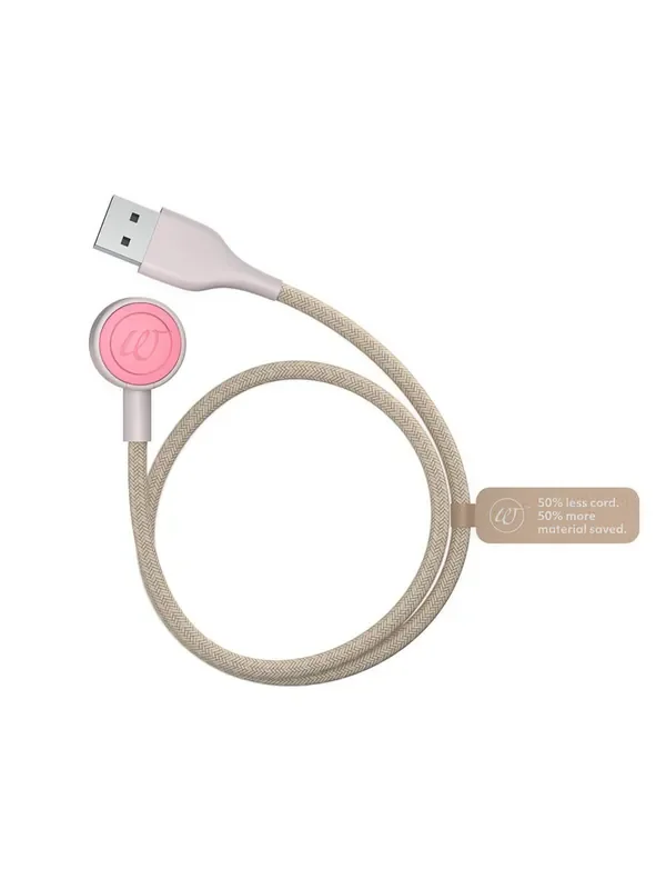 Womanizer Premium Eco charging cable Ersatz-Ladekabel,rosa