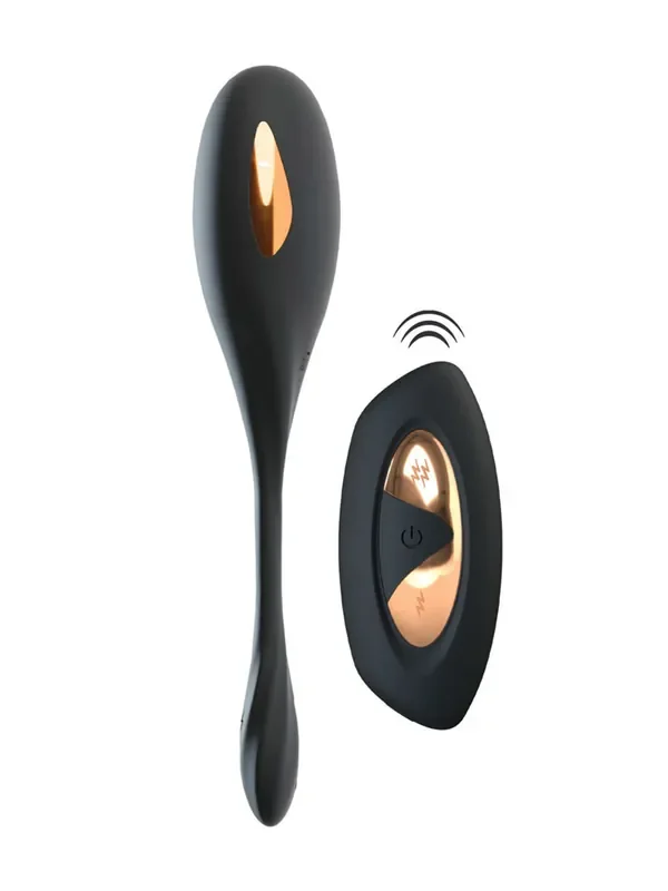 XOUXOU RC E-Stim Vibro-Liebeskugel, schwarz
