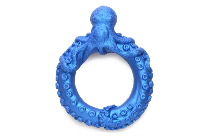 XR Brands – Poseidons Octo-Ring Silikon-Penisring – Blau