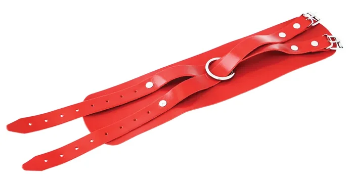 XX-DREAMSTOYS Leder-Halsfessel „The Crown“ rot