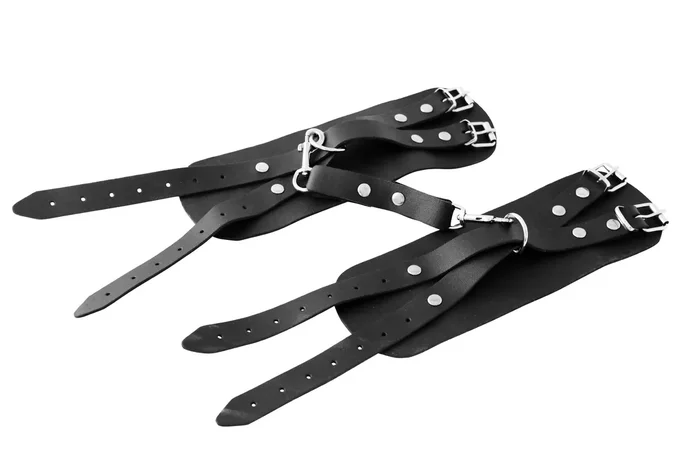 XX-DREAMSTOYS Leder-Handfessel „The Crown“ schwarz