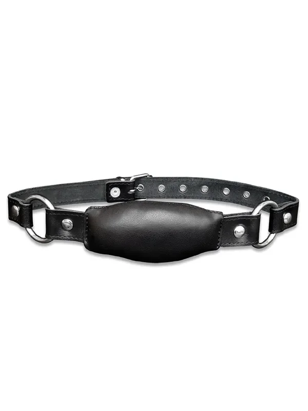 Xx-DreamsToys Leder-Knebel, schwarz